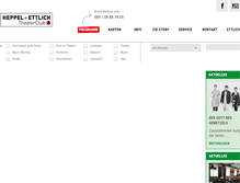 Tablet Screenshot of heppel-ettlich.de